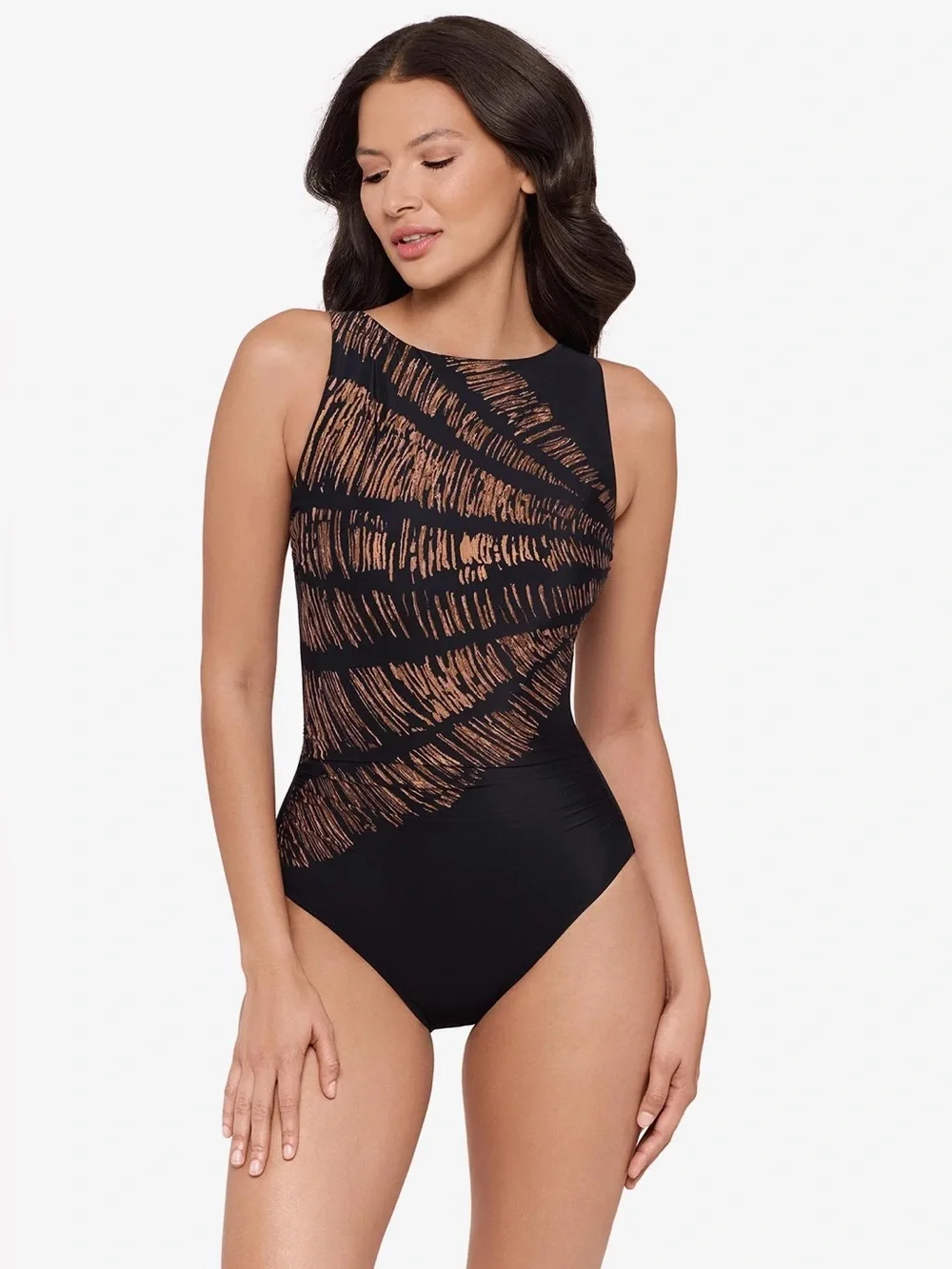 NWT Miraclesuit Regatta One Piece in Costa D' Oro